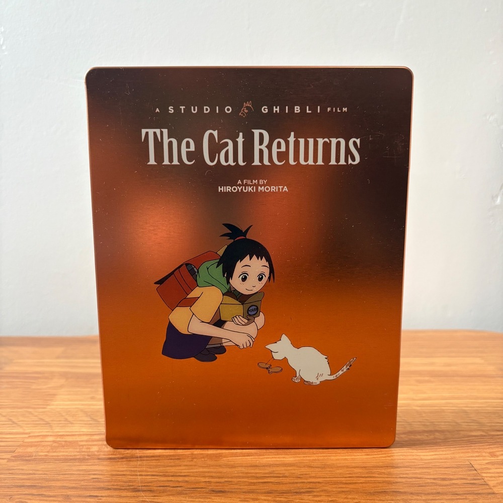 Studio Ghibli The Cat Returns Steelbook Blu-ray DVD Shout Factory GKIDS Copper